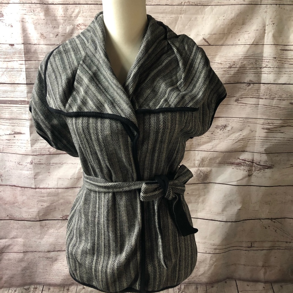 Wrap tie front blouse